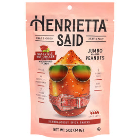 Henrietta Said Nashville Hot Chicken Peanuts 12-5 Oz  | Spicy Snack