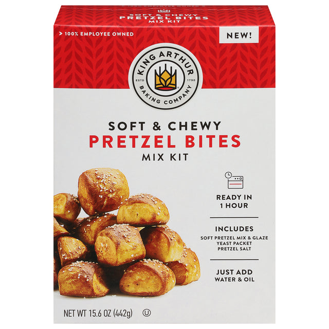 King Arthur Baking Company Pretzel Bites Mix Kit (Pack of 6) - 15.6 oz Each
