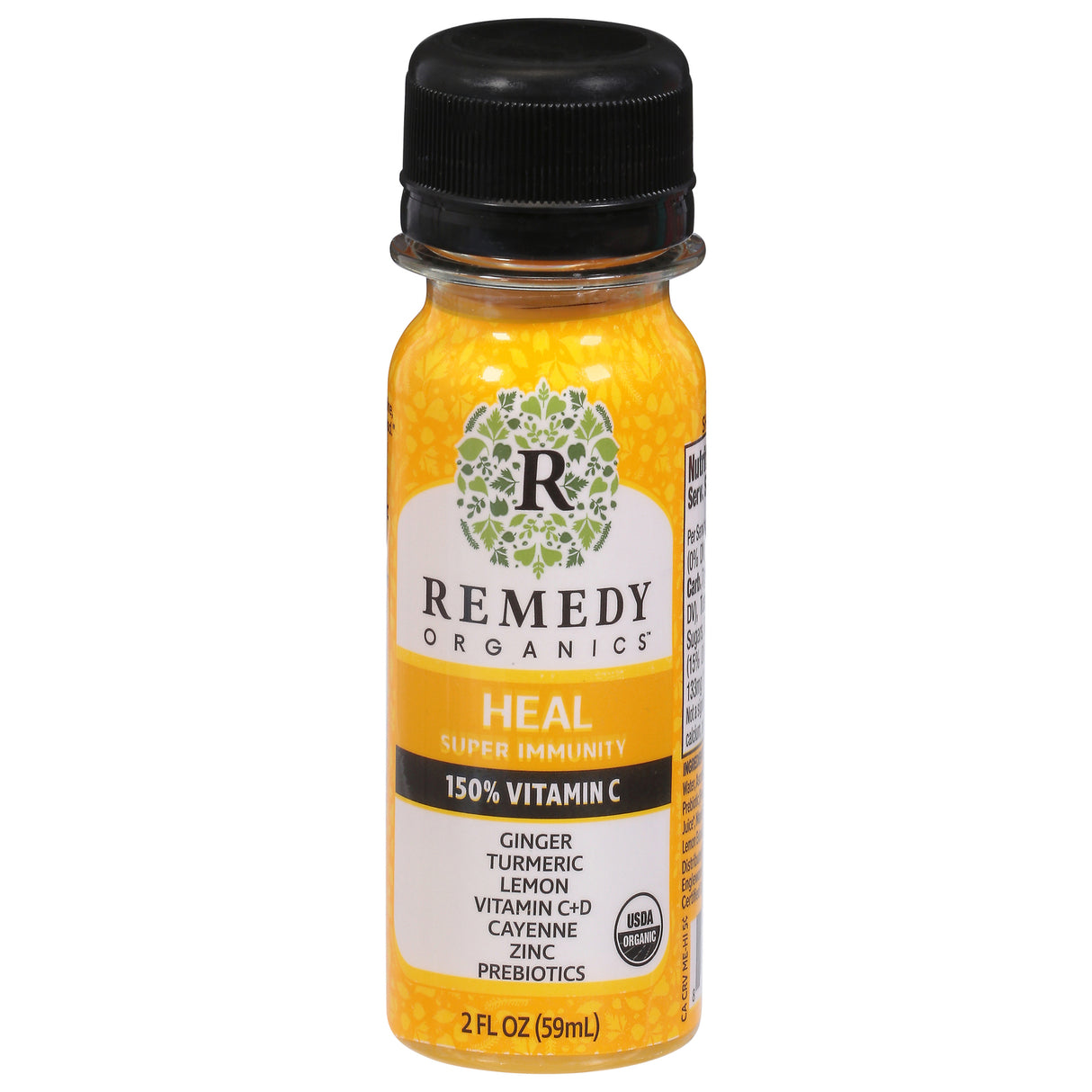 Remedy Organics Super Immunity Shot Organic Heal, 24-Pack of 2 oz