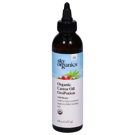 Sky Organics Castor Oil - Hair Growth Oil - 6 oz.