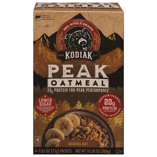 Kodiak Cakes Oatmeal Banana Nut Muffin Mix - (Pack of 6 - 4/2.65 oz Cups)