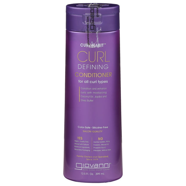 Giovanni Curl Defining Conditioner for Frizz Control - 13.5 fl oz