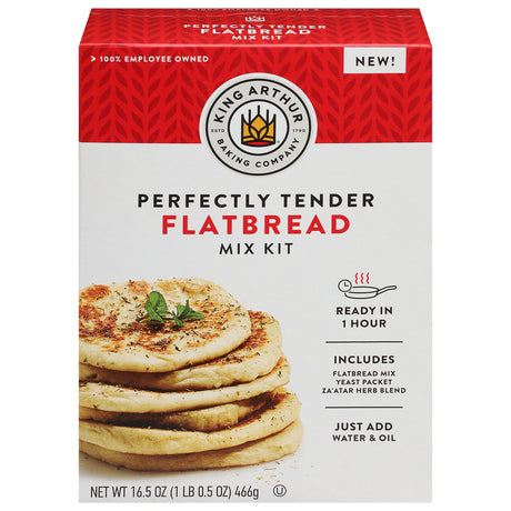 King Arthur Baking Flatbread Mix Kit: 6 Pouches - Easy Homemade Flatbread!