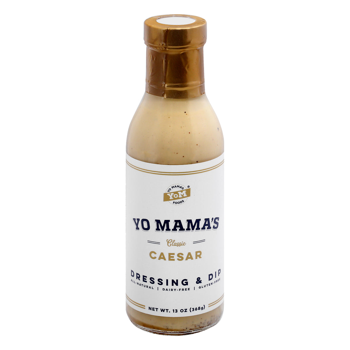 Yo Mama's Foods Classic Caesar Dressing - Pack of 6 (13 Oz )