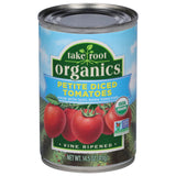Take Root Organics Diced Tomatoes 12 Pack: Petite Cut, Perfect for Recipes