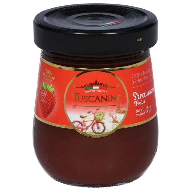 Tuscanini Strawberry Preserves - 11.64 Oz Jar (Pack of 12)