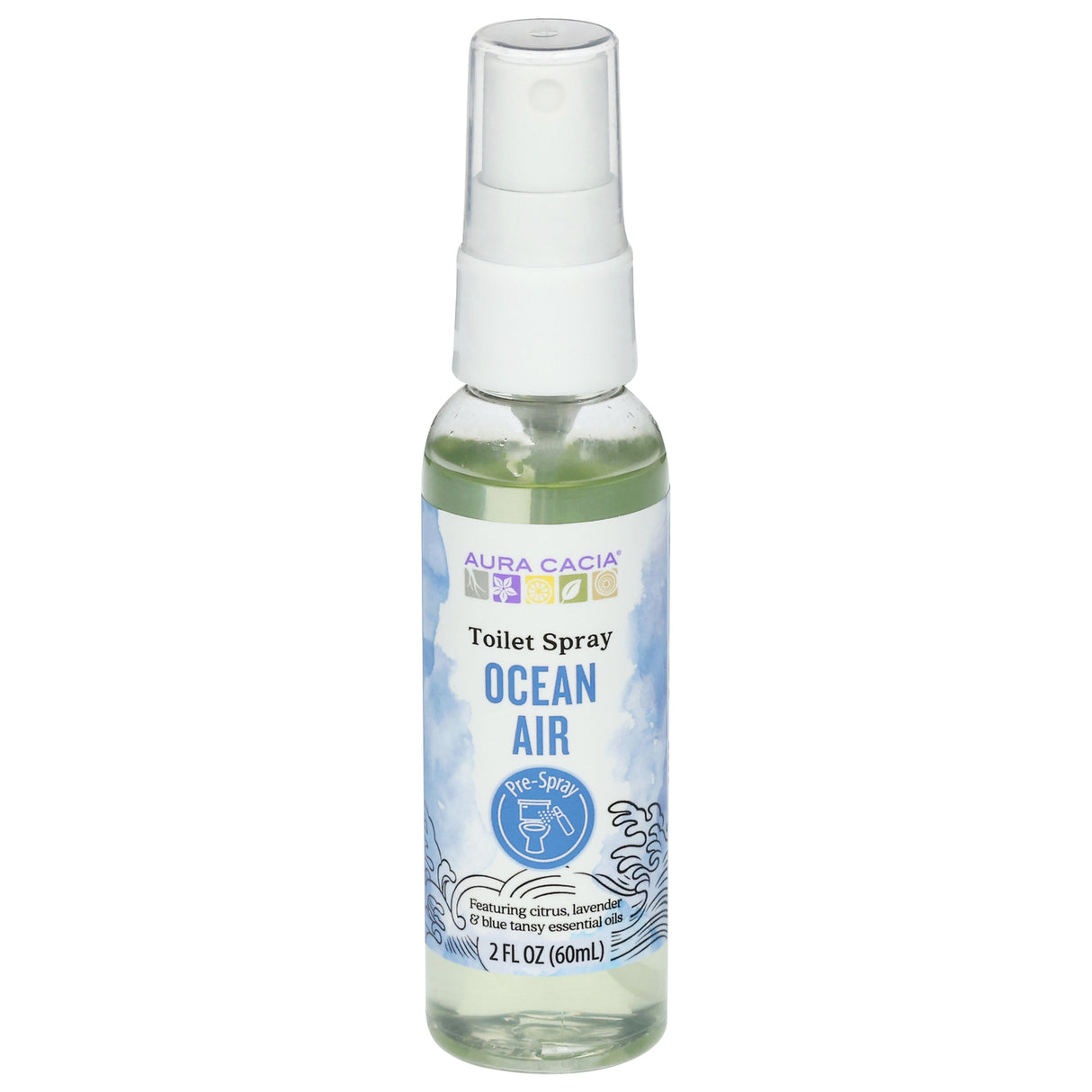 Aura Cacia Ocean Air Aromatherapy Toilet Spray, 2 fl oz