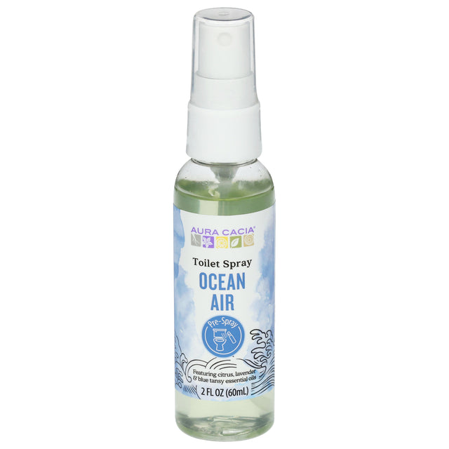 Aura Cacia Ocean Air Aromatherapy Toilet Spray, 2 fl oz