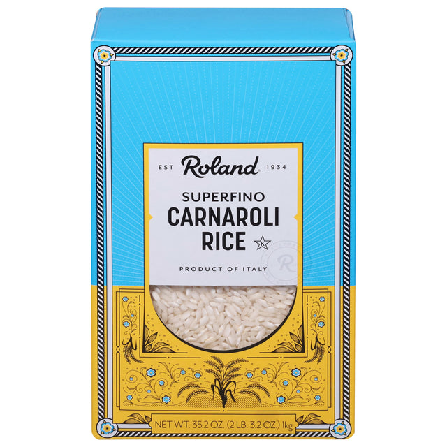 Roland Products - Carnaroli Rice, 35.2 oz (Pack of 10) - Italian Risotto Rice