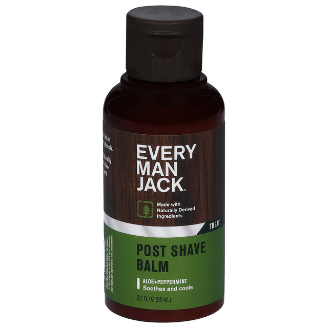Every Man Jack Post Shave Balm - Aloe & Peppermint - 3.2 oz