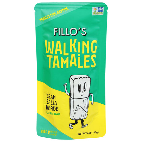 Fillo's Bean & Salsa Verde Tamales, 7-4 Oz - (Pack of 7)