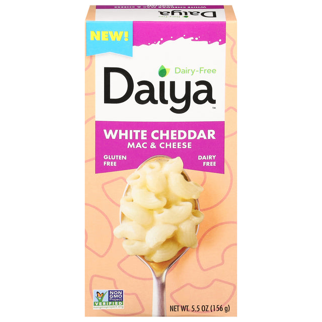 Daiya Foods Inc. White Cheddar Mac & Cheese Powder (Pack of 12 - 5.5 oz Pouches) - Vegan & Gluten-Free