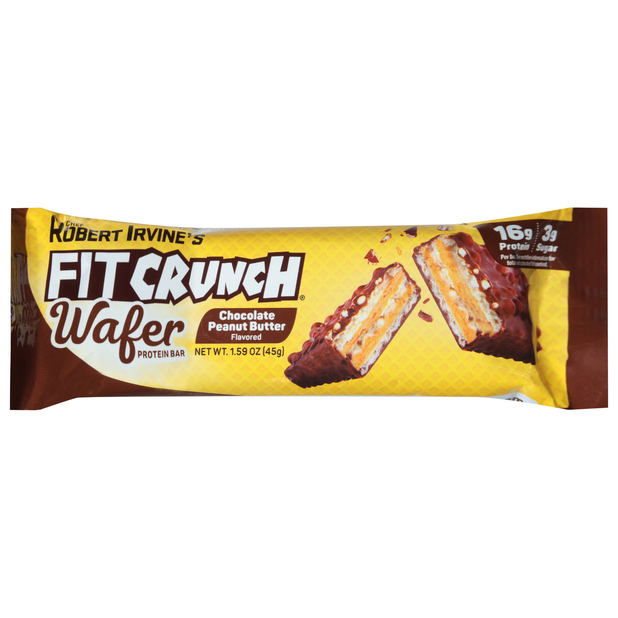 Fit Crunch Wafer Bar Chocolate Peanut Butter, 9 x 1.59 oz Bars