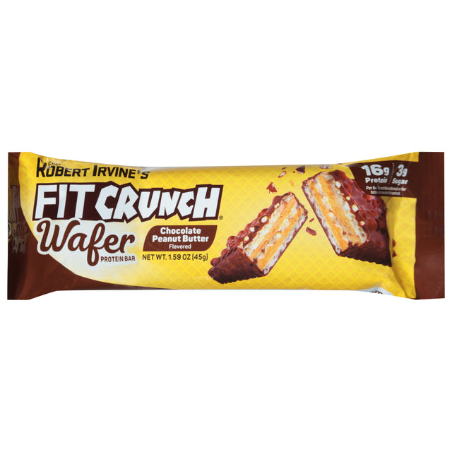 Fit Crunch Wafer Bar Chocolate Peanut Butter, 9 x 1.59 oz Bars