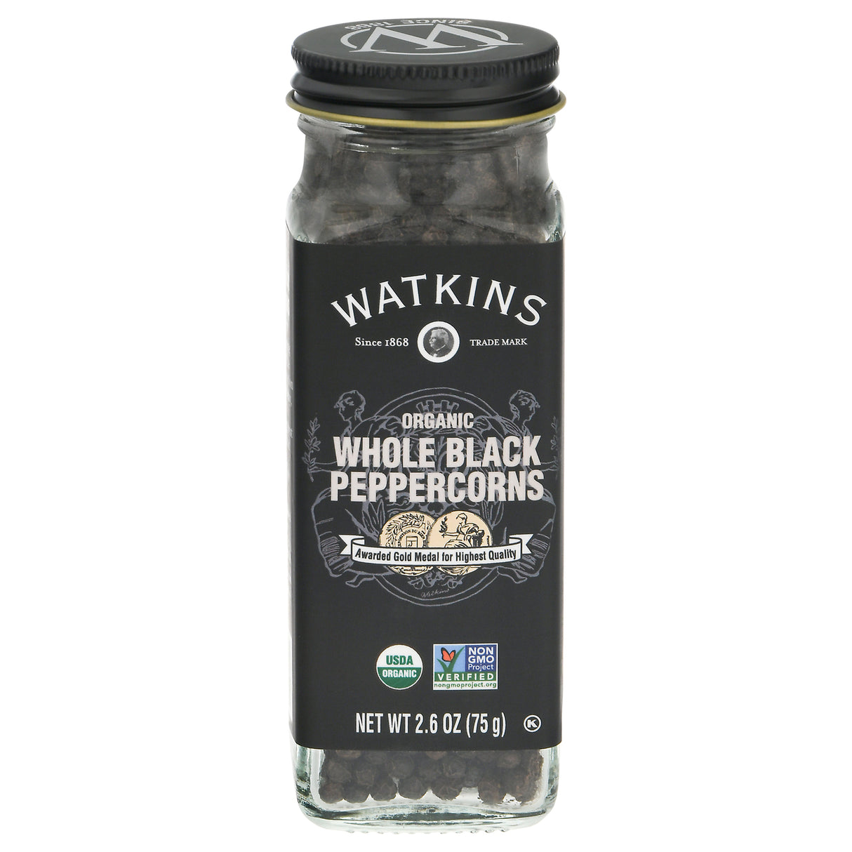 Watkins Original Black Peppercorns, Whole, 2.6 oz  (Pack of 3)