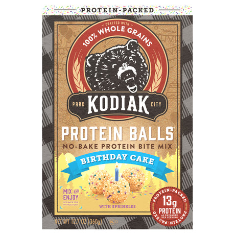 Kodiak Cakes Birthday Cake Protein Balls: Healthy Snacks - 6 x 12.7 oz