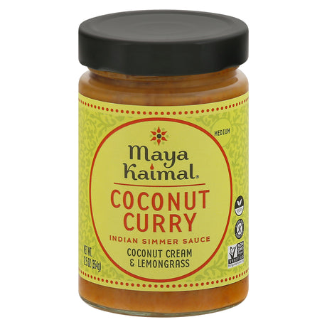 Maya Kaimal Coconut Curry Sauce (6-Pack): Authentic Indian Flavor - 12.5 oz