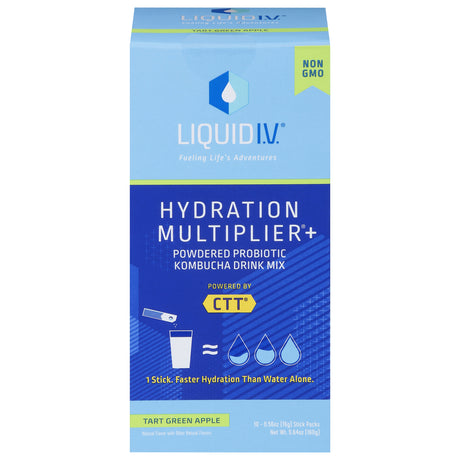Liquid I.V. Apple Kombucha Drink Mix - 10ct - 5.65 Oz Each