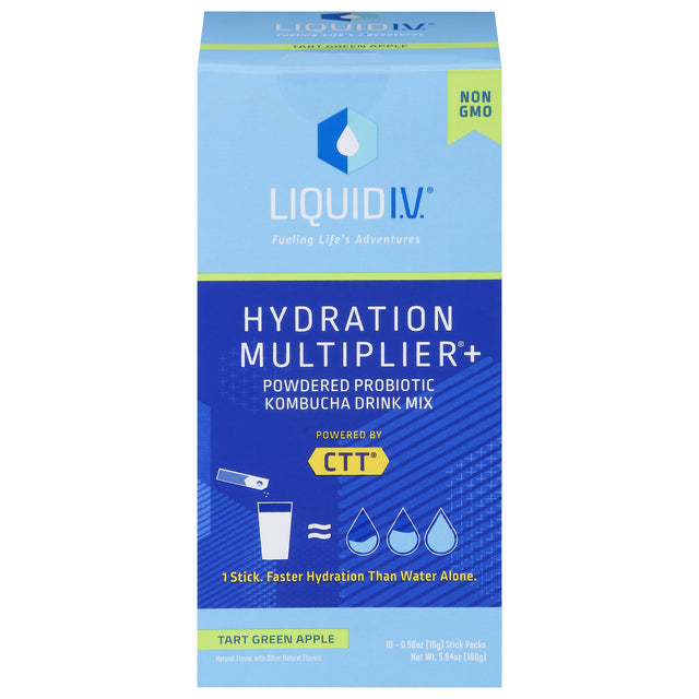 Liquid I.V. Apple Kombucha Drink Mix - 10ct - 5.65 Oz Each