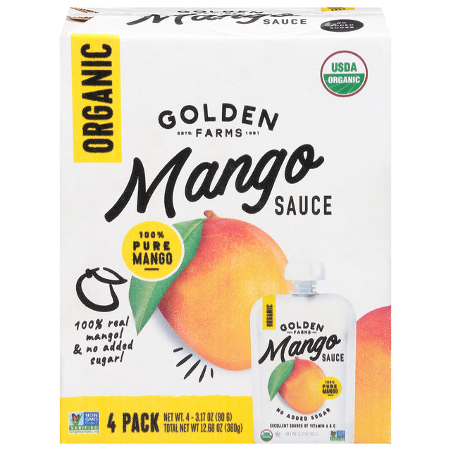 Golden Farms Mango Sauce: Tropical Fruit Flavor | OG2 - 6for Sale Online