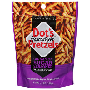 Dot's Pretzels Sugar Cinnamon (10 Bags): Sweet & Crunchy Cinnamon Snack