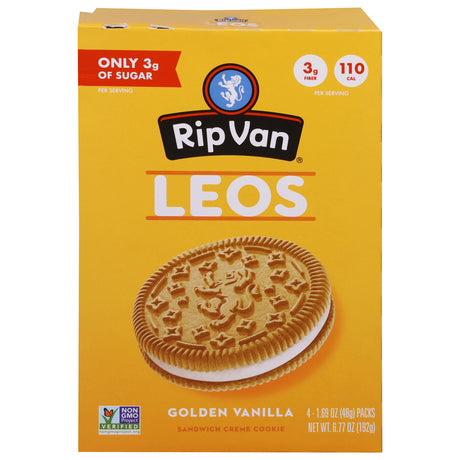 Rip Van Wafels Creamy Leo's Stroopwafels - 6 Pack - 4/1.69 oz