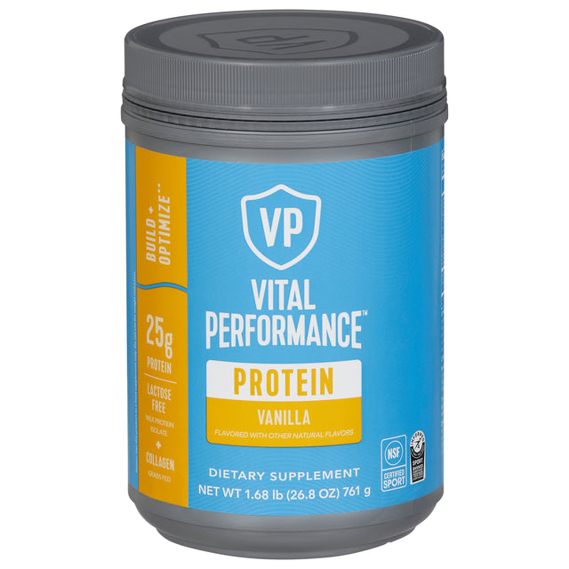 Vital Performance Vanilla Protein Powder - 26.8 oz - Single Unit