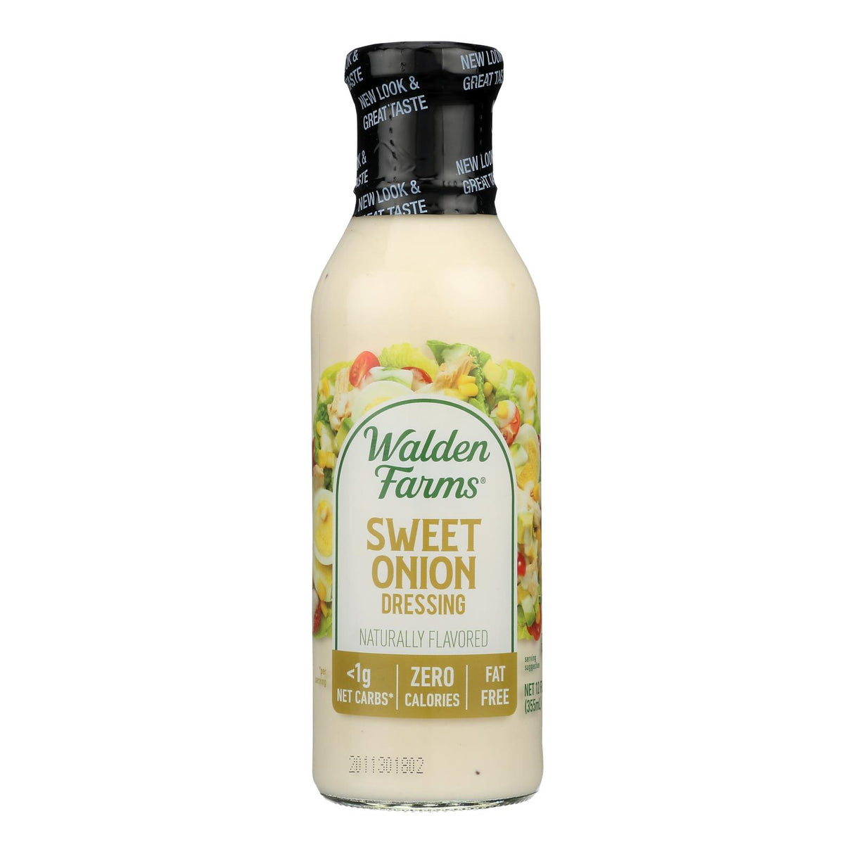 Walden Farms Sweet Onion Dressing (12 fl oz , Pack of 6) - Calorie Free & Sugar Free