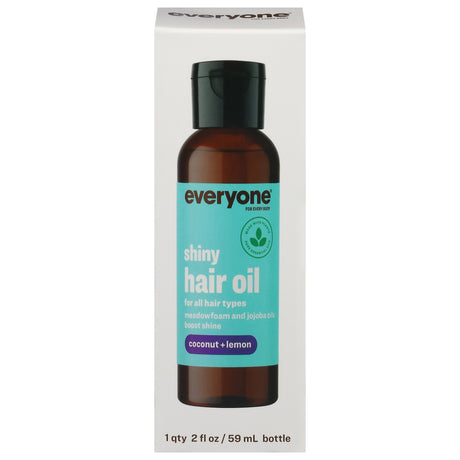 Everyone Shiny Hair Oil with Coconut & Lemon - 2 fl oz