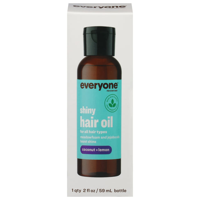 Everyone Shiny Hair Oil with Coconut & Lemon - 2 fl oz