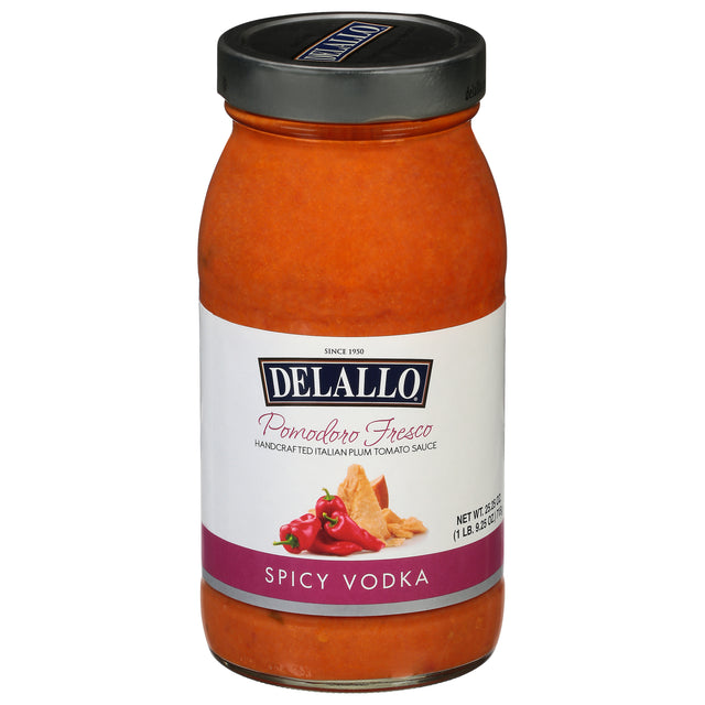 Delallo Spicy Vodka Sauce: Pomodoro Pasta Sauce 6 Jars - Authentic Italian