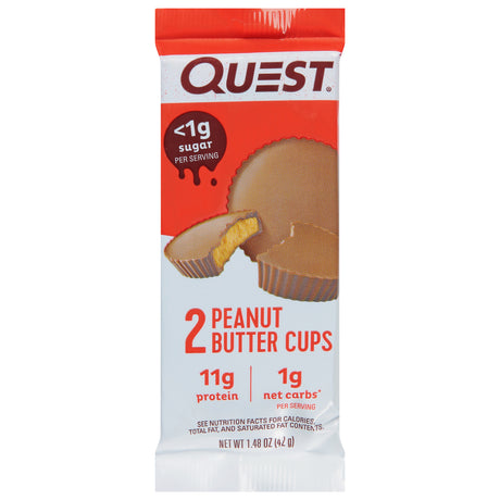 Quest Peanut Butter Cups: High Protein Low Carb Candy - 12 Count