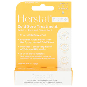 Herstat Cold Sore Ointment 6 Tubes: Fast Relief for Cold Sores Under 
