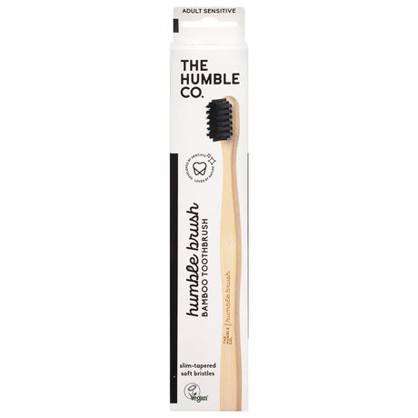 The Humble Co. Sensitive Bamboo Toothbrushes 6-Pack | Gentle Oral Care