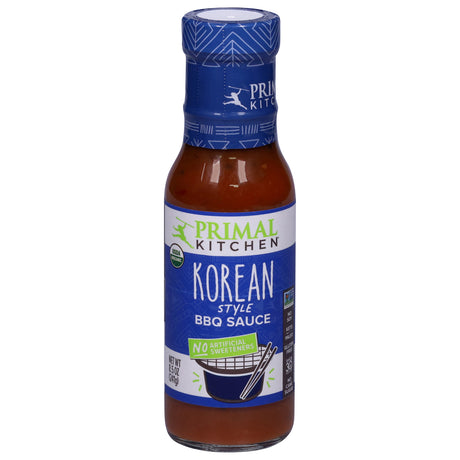 Primal Kitchen BBQ Sauce Organic Korean, 6 x 8.5 fl oz - Gluten-Free & Paleo-Friendly