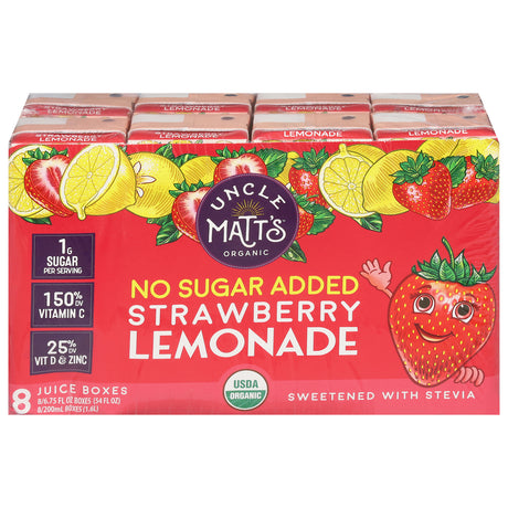 Uncle Matt's Organic Lemonade Juice Boxes - USDA Organic - 32 Count - Buy Now