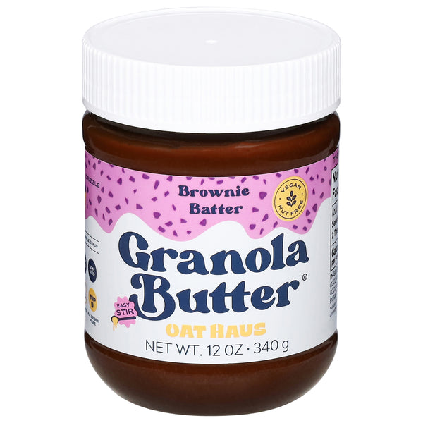 Oat Haus Granola Brownie Battr - Pack of 6 (12 Oz Each) - Healthy & Delicious