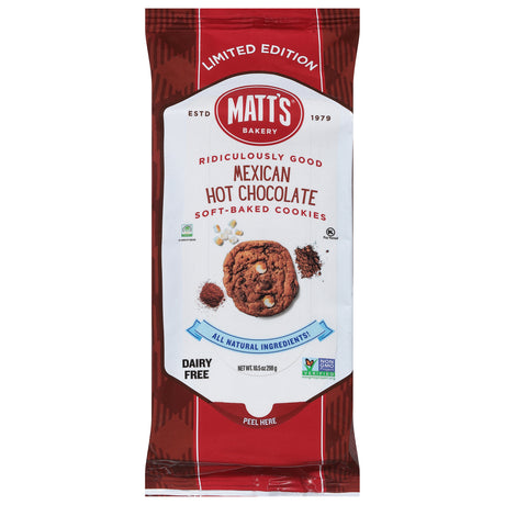Matt's Cookies Mexican Hot Chocolate Cookies - Spicy Dark Chocolate 6 Pack