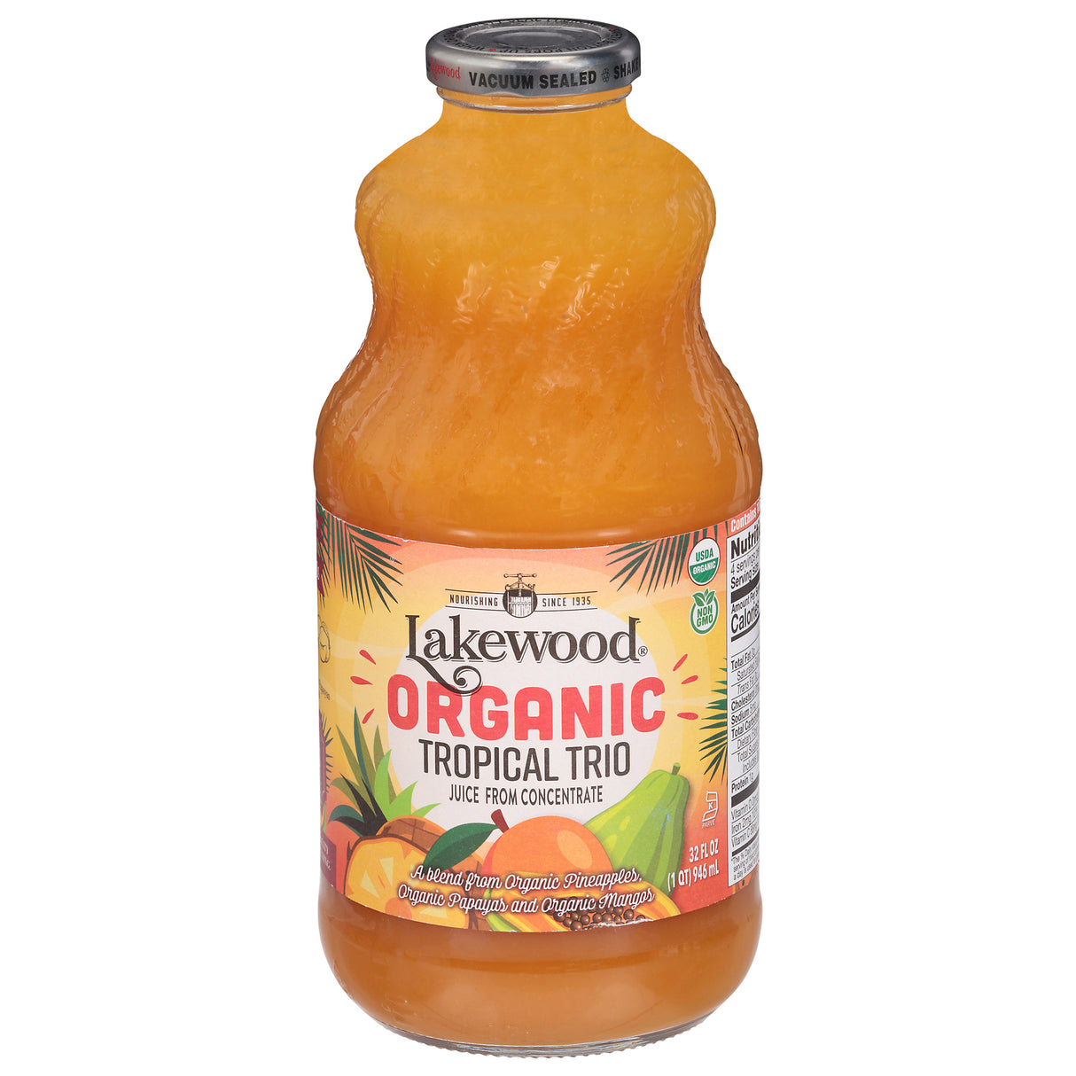 Lakewood Tropical Juice Blend: OG2 Trio, 6 Bottles - Healthy, Delicious!