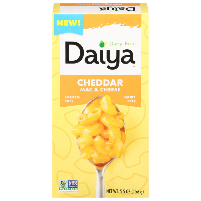 Daiya Vegan Mac & Cheese Cheddar Powder (12 Pack) Dairy-Free, 5.5 oz - Daiya Foods Inc.