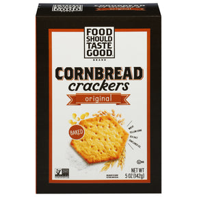 Food Should Taste Good Cranberry Crackers 5oz 6pk | Baked Snacks