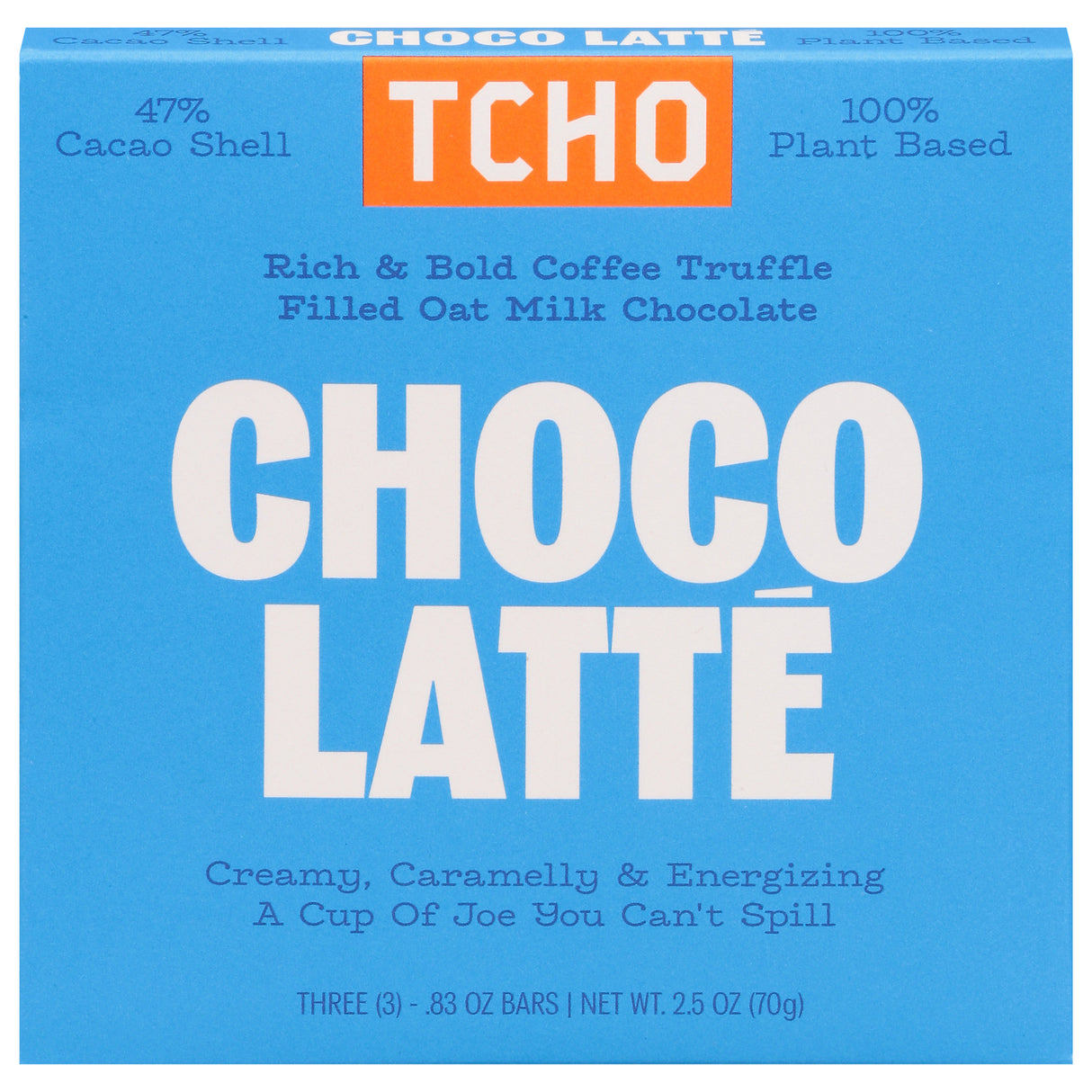 Tcho Chocolate Milk Chocolate Latte Bars - 10 x 2.5 oz | Gourmet Candy