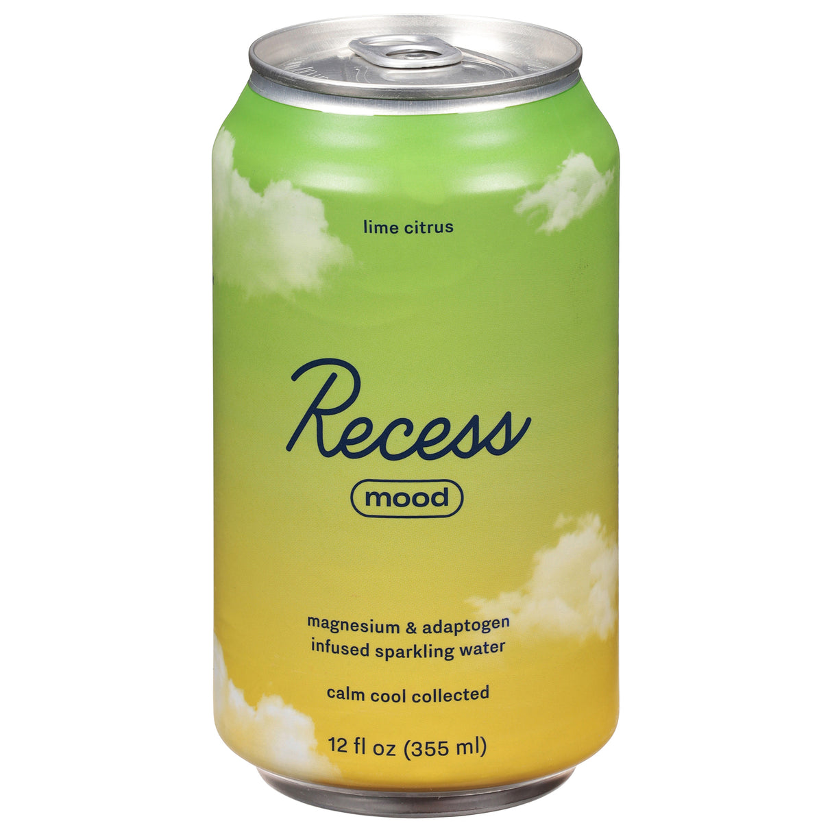 Recess Sparkling Water Lime Citrus Magnesium - 12