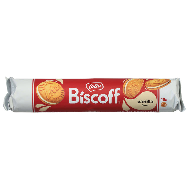 Biscoff Vanilla Cream Sandwich Cookies (9 Count) | Delicious Treat - 5.29 Oz