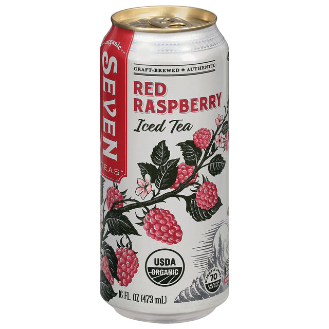 Seven Teas Organic Rojo Raspberry Tea - 12/16 fl oz