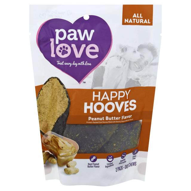 Paw Love Happy Hooves Peanut Butter Horse Treats - Pack of 6 (2 Count)