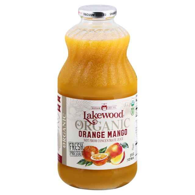 Lakewood Juice Organic Orange Mango - 6/32 oz