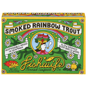Fishwife Smoked Rainbow Trout (Pack of 10) - 3.7 oz. Pouches - Premium Gourmet Seafood