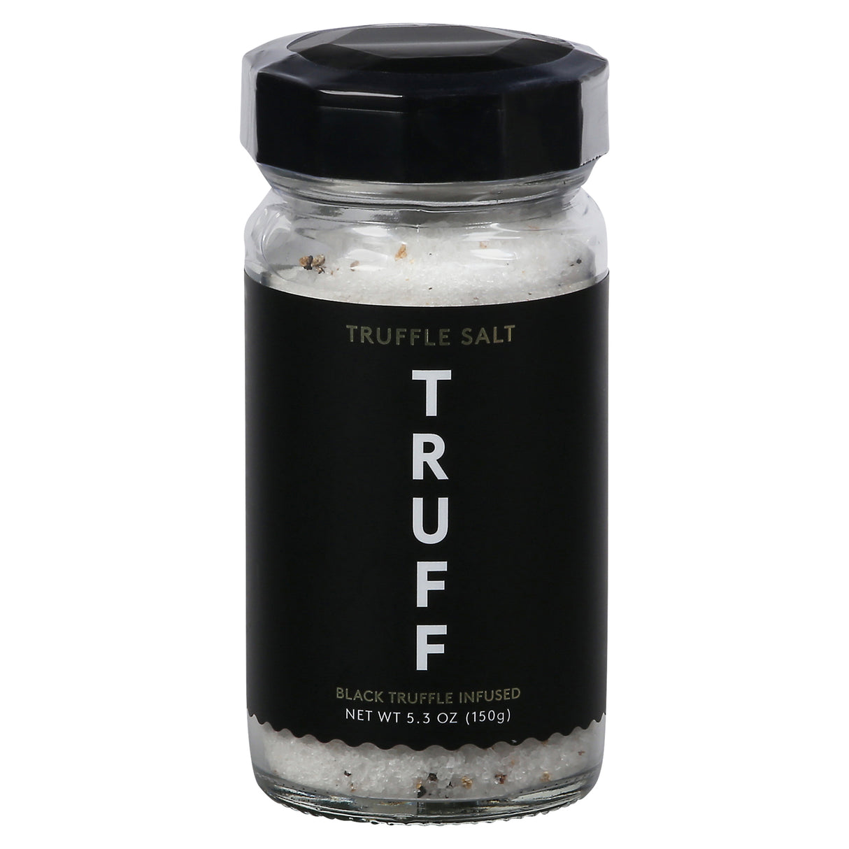 Truff Black Truffle Infused Salt - 5.3 Oz (Pack of 6) | Gourmet Seasoning