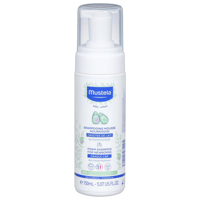Mustela Foam Shampoo for Newborns - 5.07 fl oz